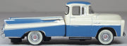 1/87 1957 Dodge D100 Sweptside Pick Up Ice Blue/Glacier White