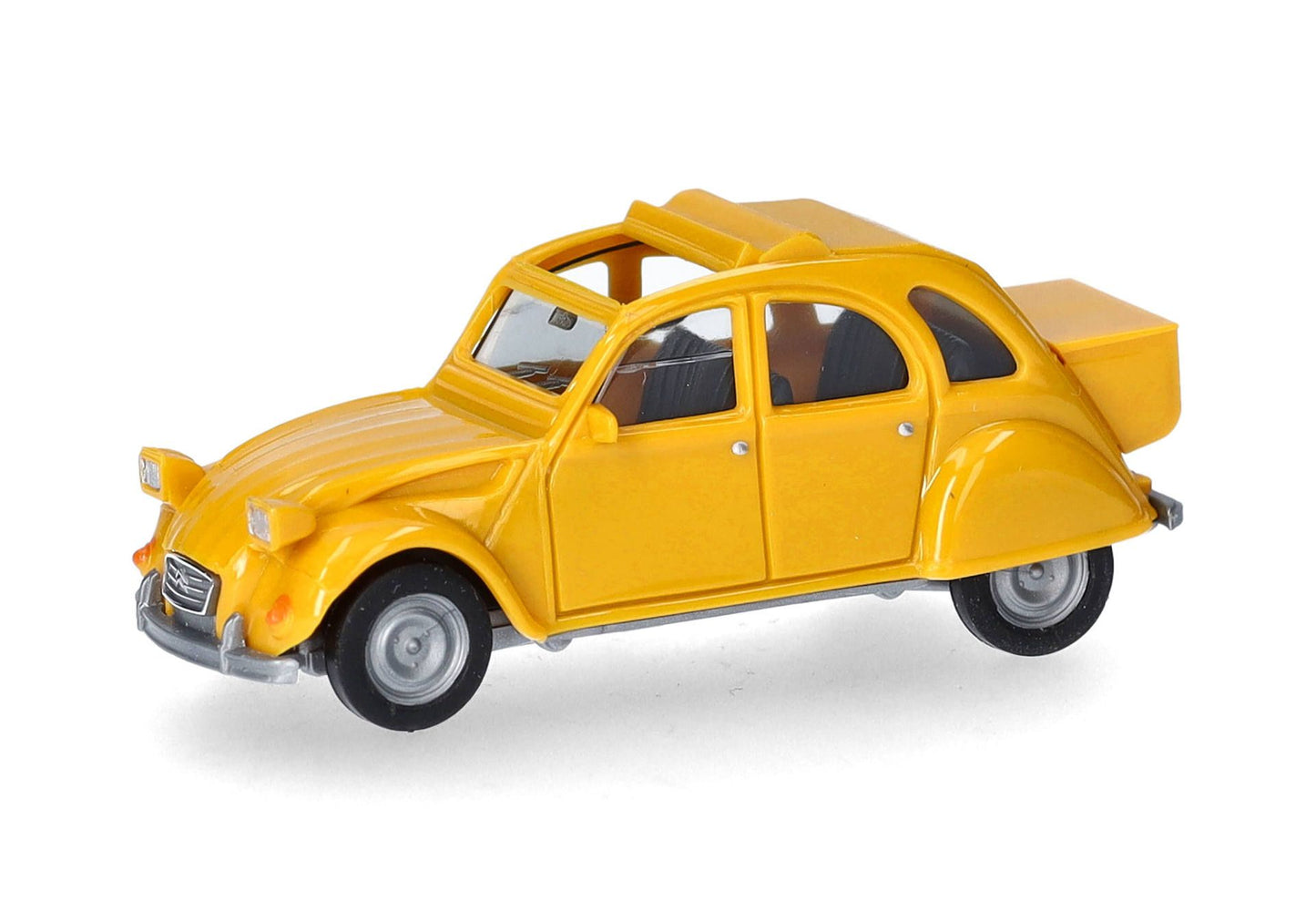 1/87 Citroen 2CV with Queue Jaune Mimosa