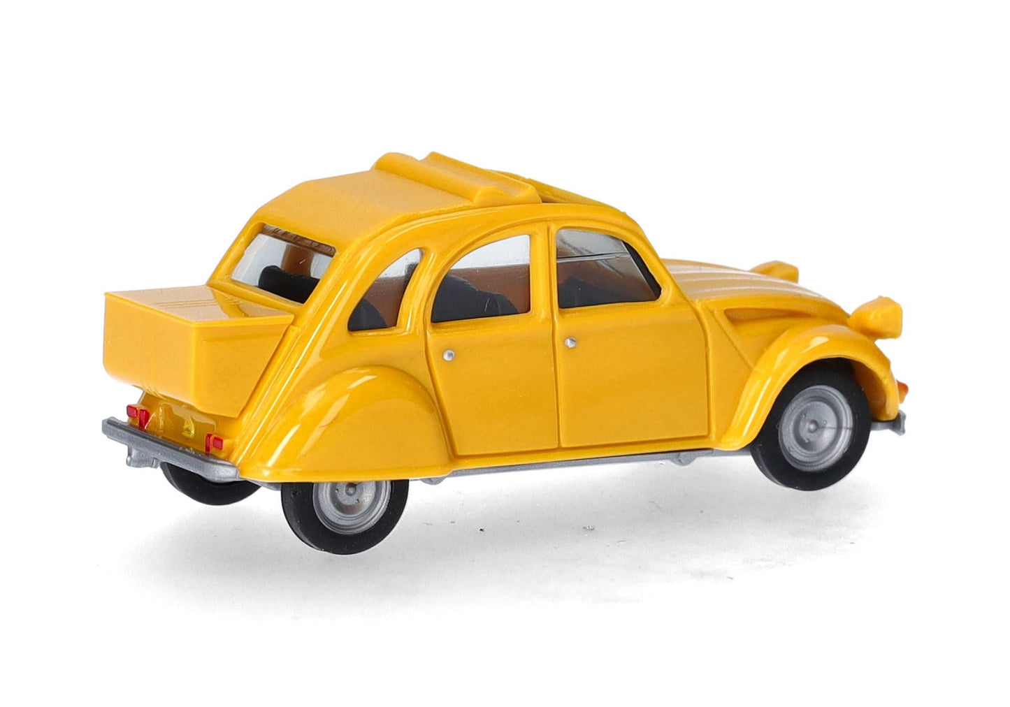 1/87 Citroen 2CV with Queue Jaune Mimosa