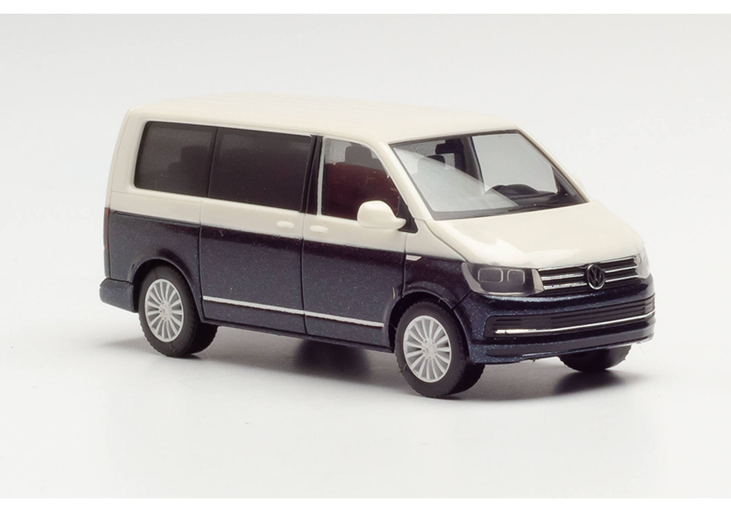 1/87 VW T6 Bicolor Weiß/Starlight Blue Metallic