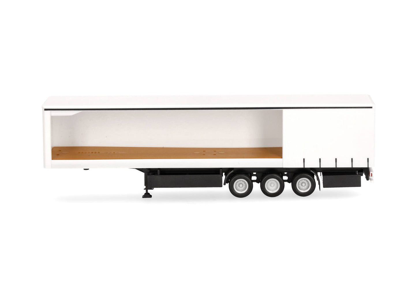 1/87 Curtain Canvas Trailer with Open Side (Left) 3axles