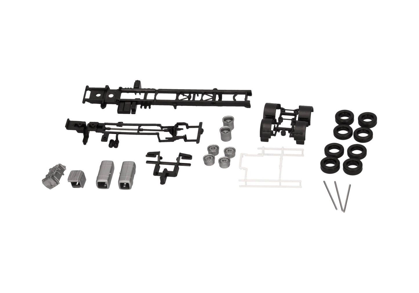 1/87 Spare Parts Chassis 3axles Scania Sweden 2pcs