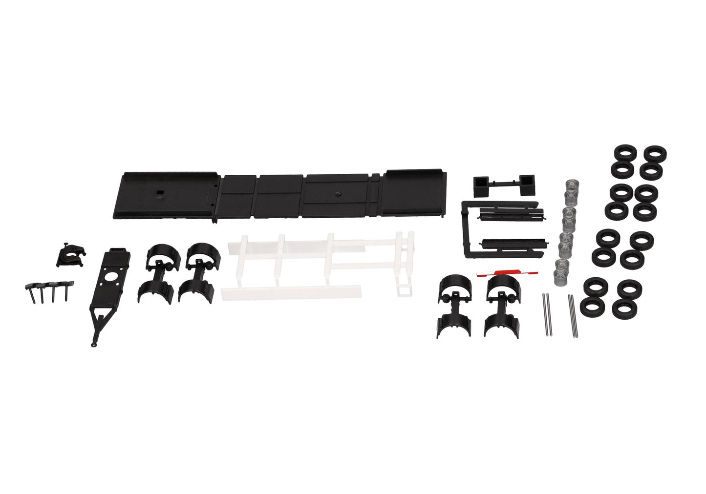 1/87 Spare Parts Chassis 4axles Trailer Sweden 2pcs