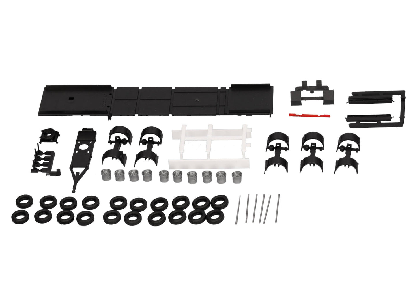 1/87 Spare Parts Chassis 5axles Trailer Sweden 2pcs