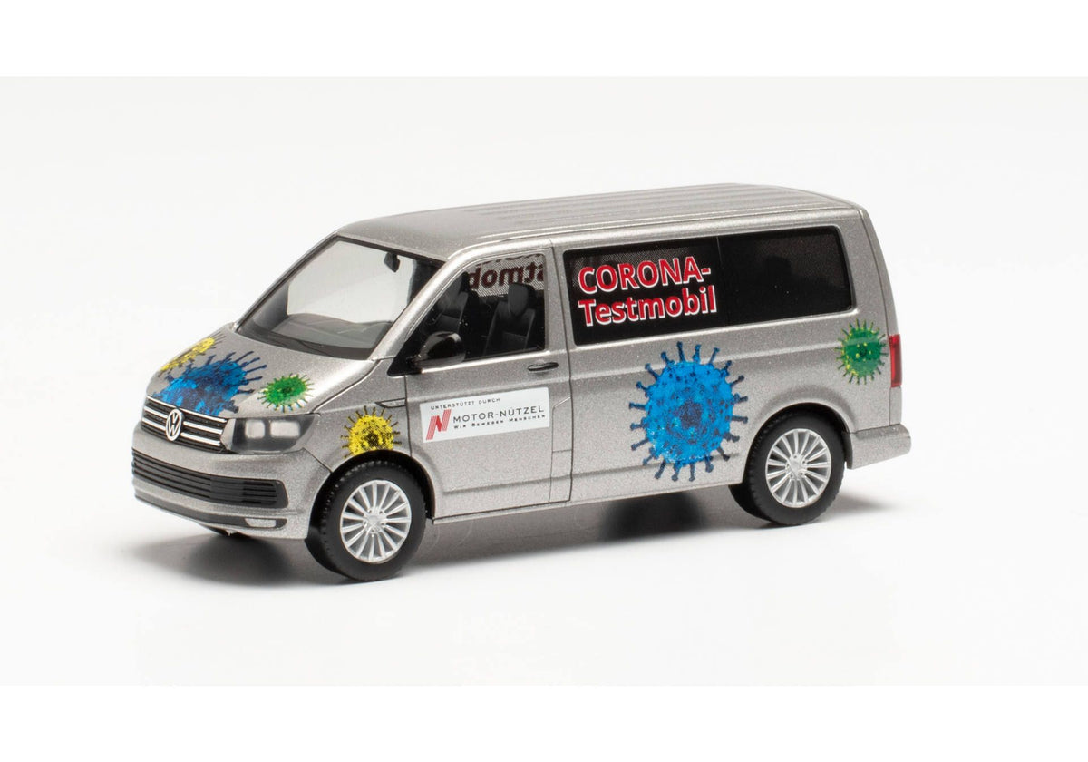1/87 Volkswagen (VW) T6 Bus Corona Virus Testing Vehicle District of Hof / Motor Nützel