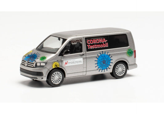 1/87 Volkswagen (VW) T6 Bus Corona Virus Testing Vehicle District of Hof / Motor Nützel