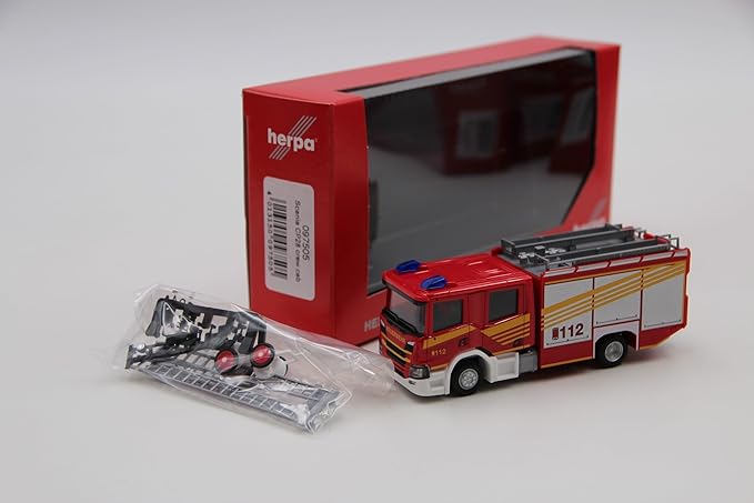 1/87 Scania CP Crewcab Fire Engine Vehicle "Fire Department"