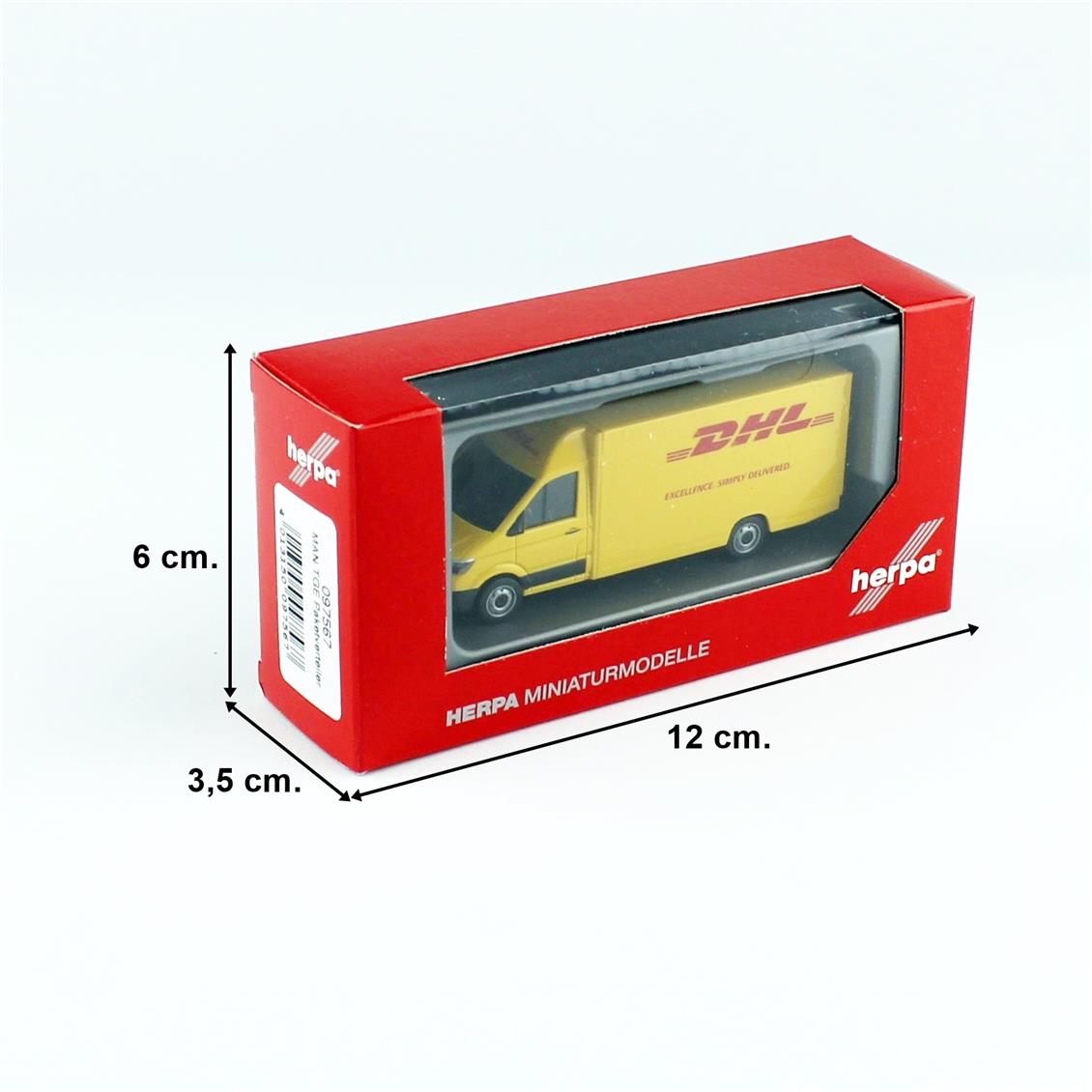 1/87 MAN TGE Packaging Distribution Vehicle "Deutsche Post / DHL"