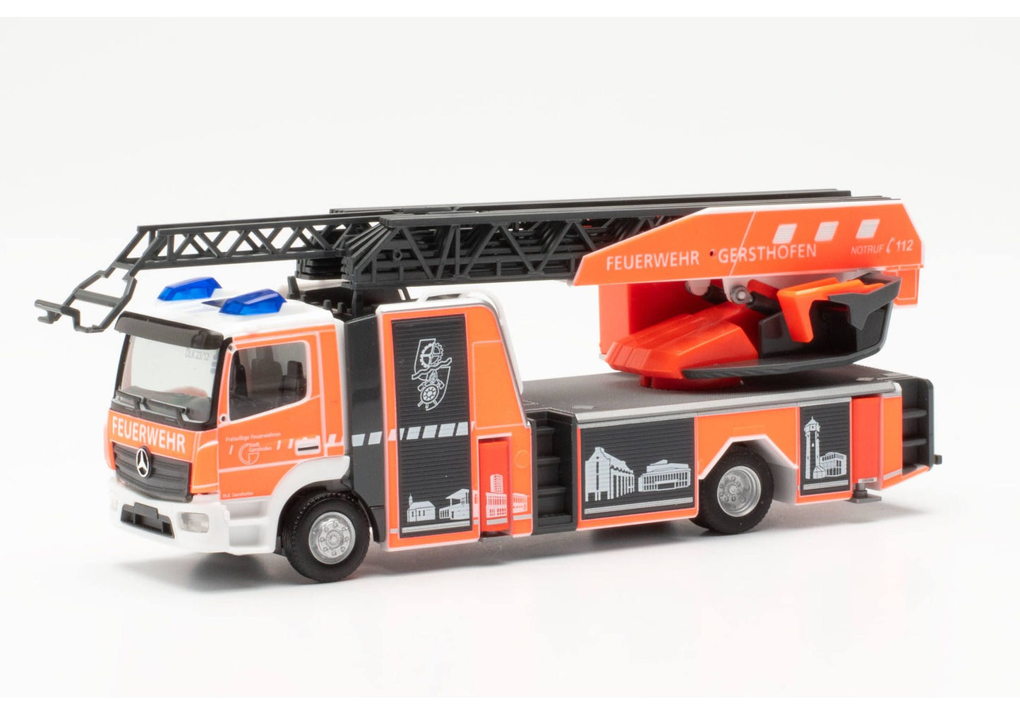1/87 Mercedes-Benz Atego Turnable Ladder with Tool Box "Fire Departmande Gersthofen" (Bavaria/Gersthofen)