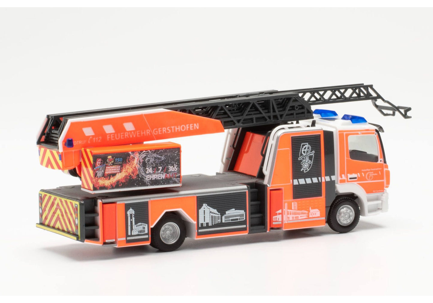 1/87 Mercedes-Benz Atego Turnable Ladder with Tool Box "Fire Departmande Gersthofen" (Bavaria/Gersthofen)