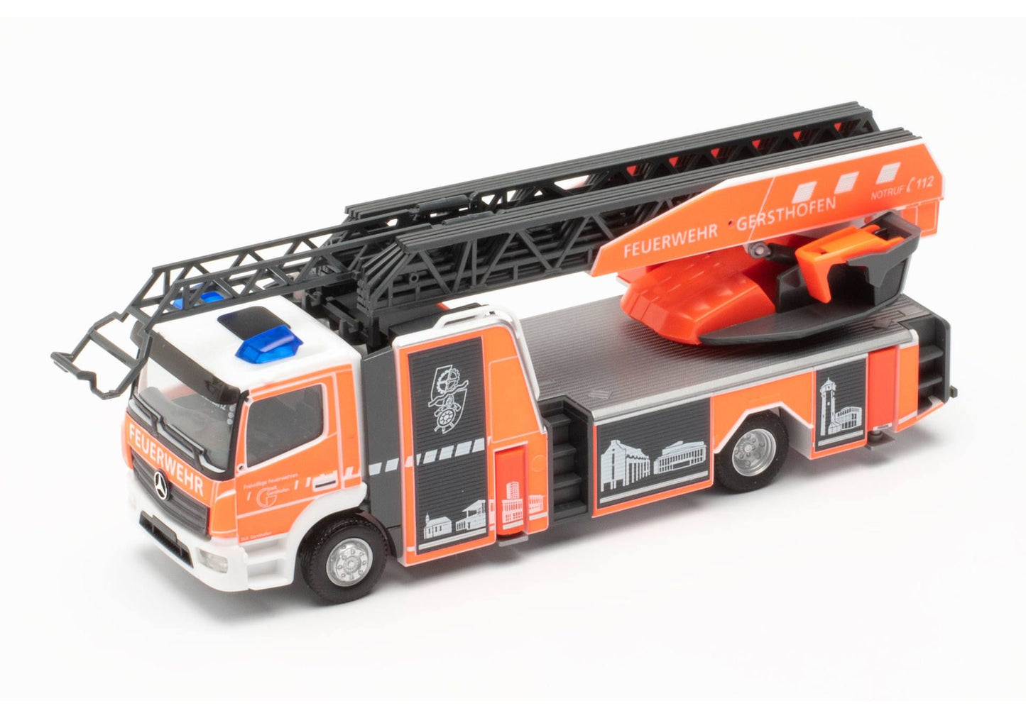 1/87 Mercedes-Benz Atego Turnable Ladder with Tool Box "Fire Departmande Gersthofen" (Bavaria/Gersthofen)