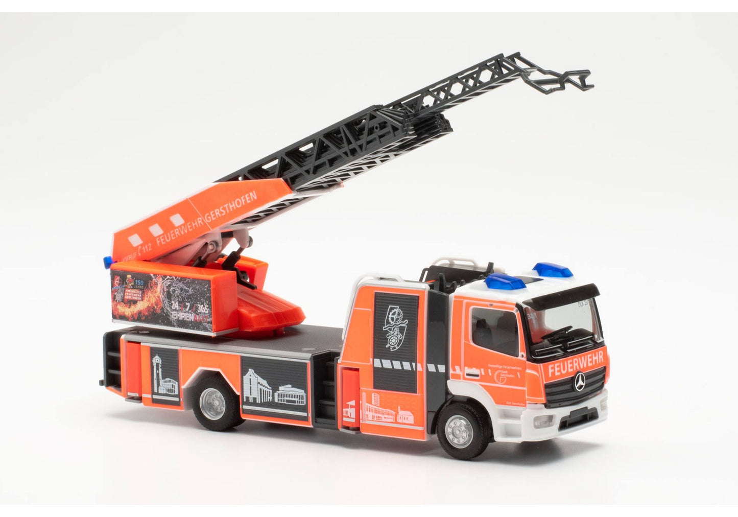 1/87 Mercedes-Benz Atego Turnable Ladder with Tool Box "Fire Departmande Gersthofen" (Bavaria/Gersthofen)