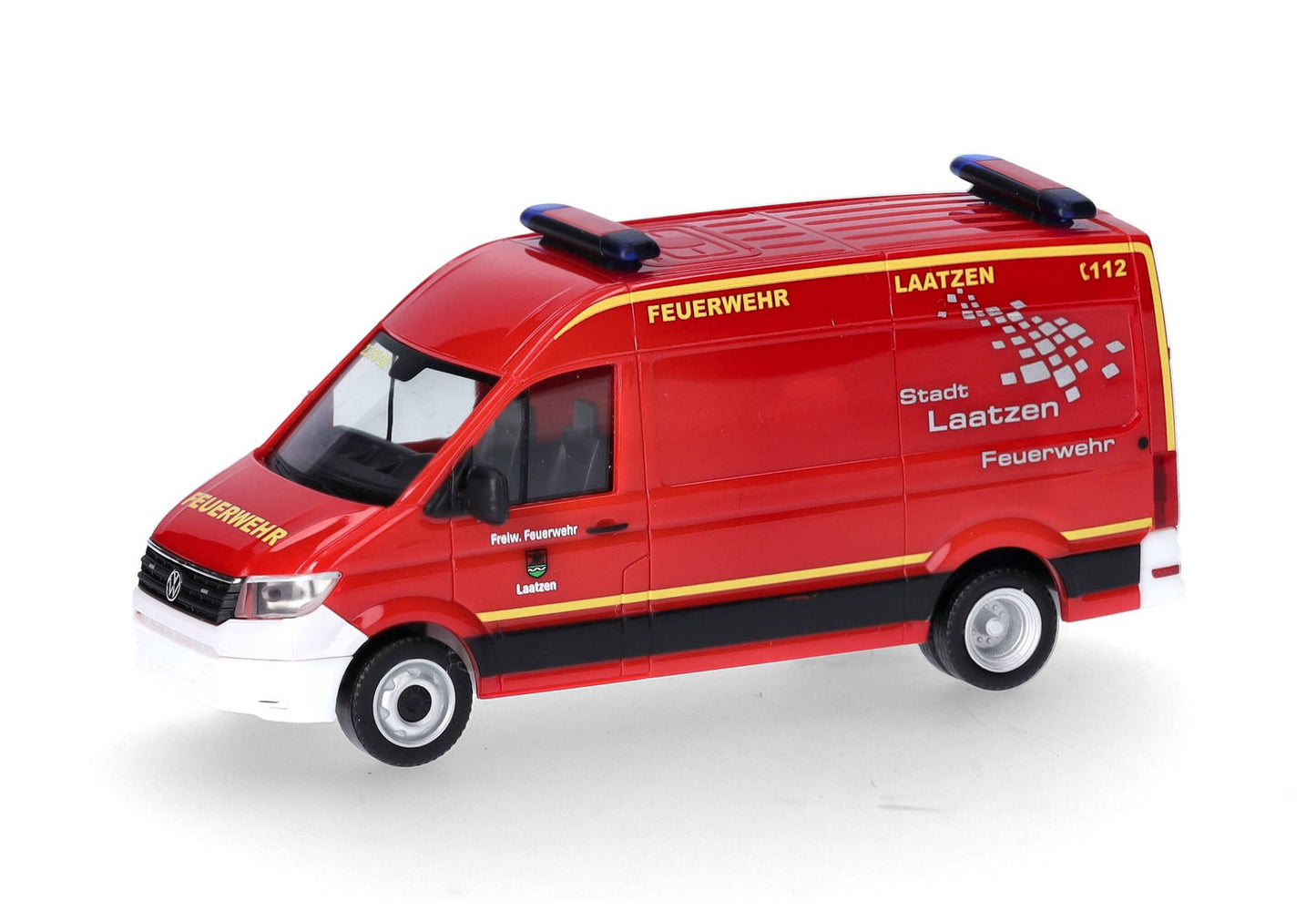 1/87 Volkswagen (VW) Crafter Box High Roof "Fire Brigade Laatzen" (Lower Saxony/Laatze)