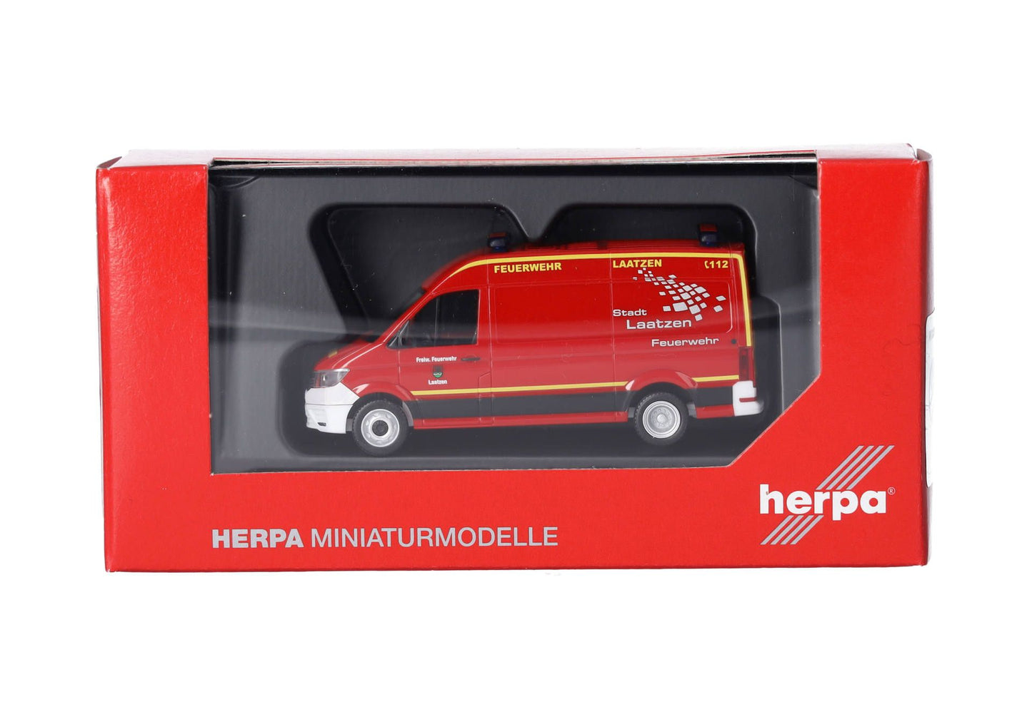 1/87 Volkswagen (VW) Crafter Box High Roof "Fire Brigade Laatzen" (Lower Saxony/Laatze)