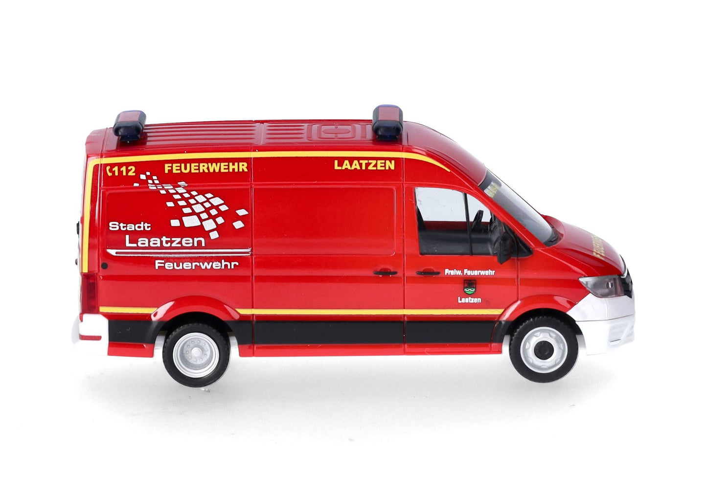 1/87 Volkswagen (VW) Crafter Box High Roof "Fire Brigade Laatzen" (Lower Saxony/Laatze)