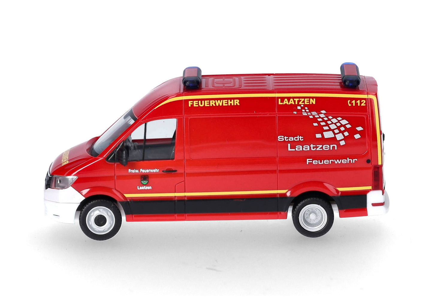 1/87 Volkswagen (VW) Crafter Box High Roof "Fire Brigade Laatzen" (Lower Saxony/Laatze)