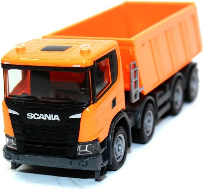 1/87 Scania CG 17 8Ã—4 Dump Semitrailer Communal Orange