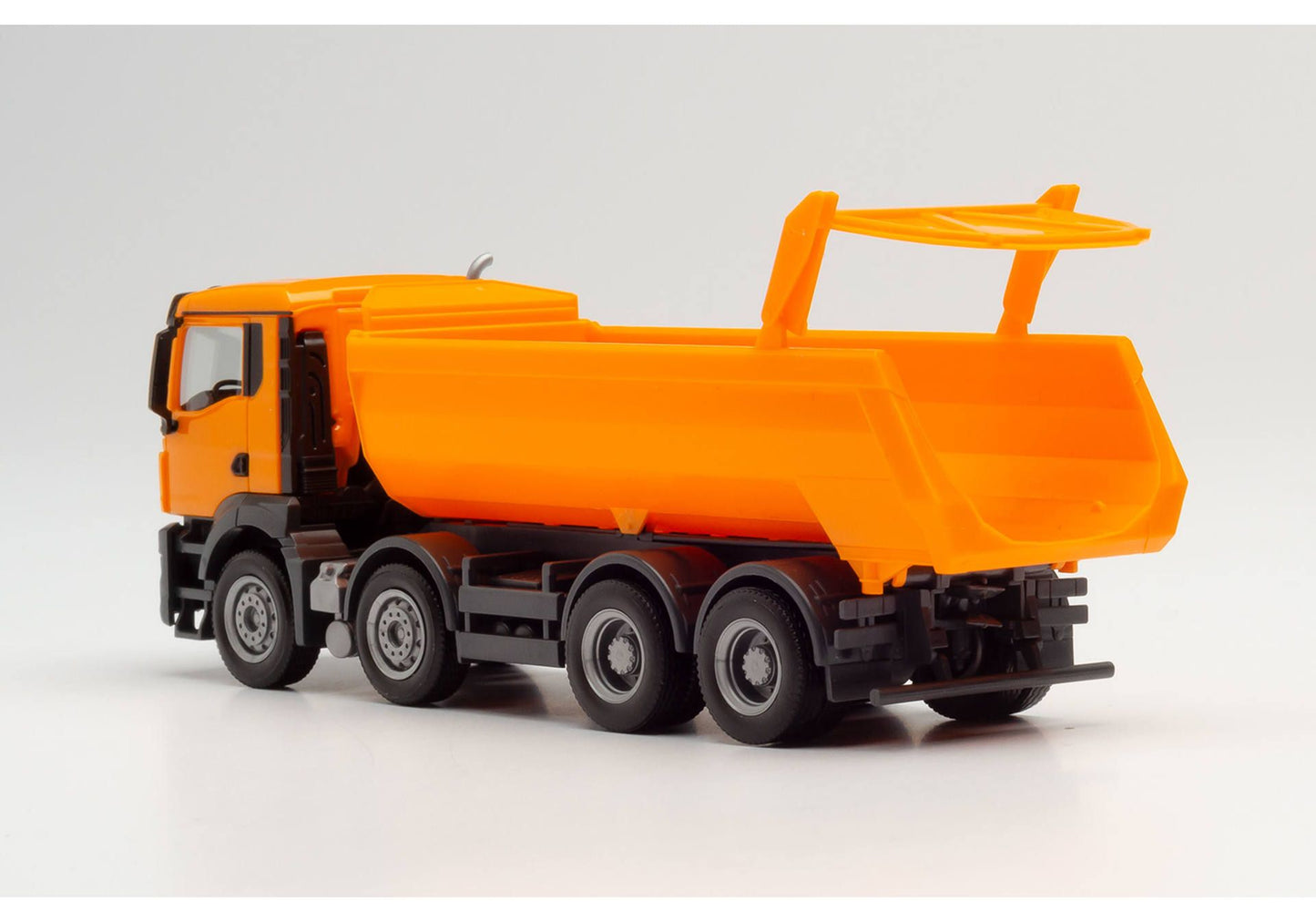 1/87 MAN TGX NN Round Trough Dump Truck 4axles Municipal Orange