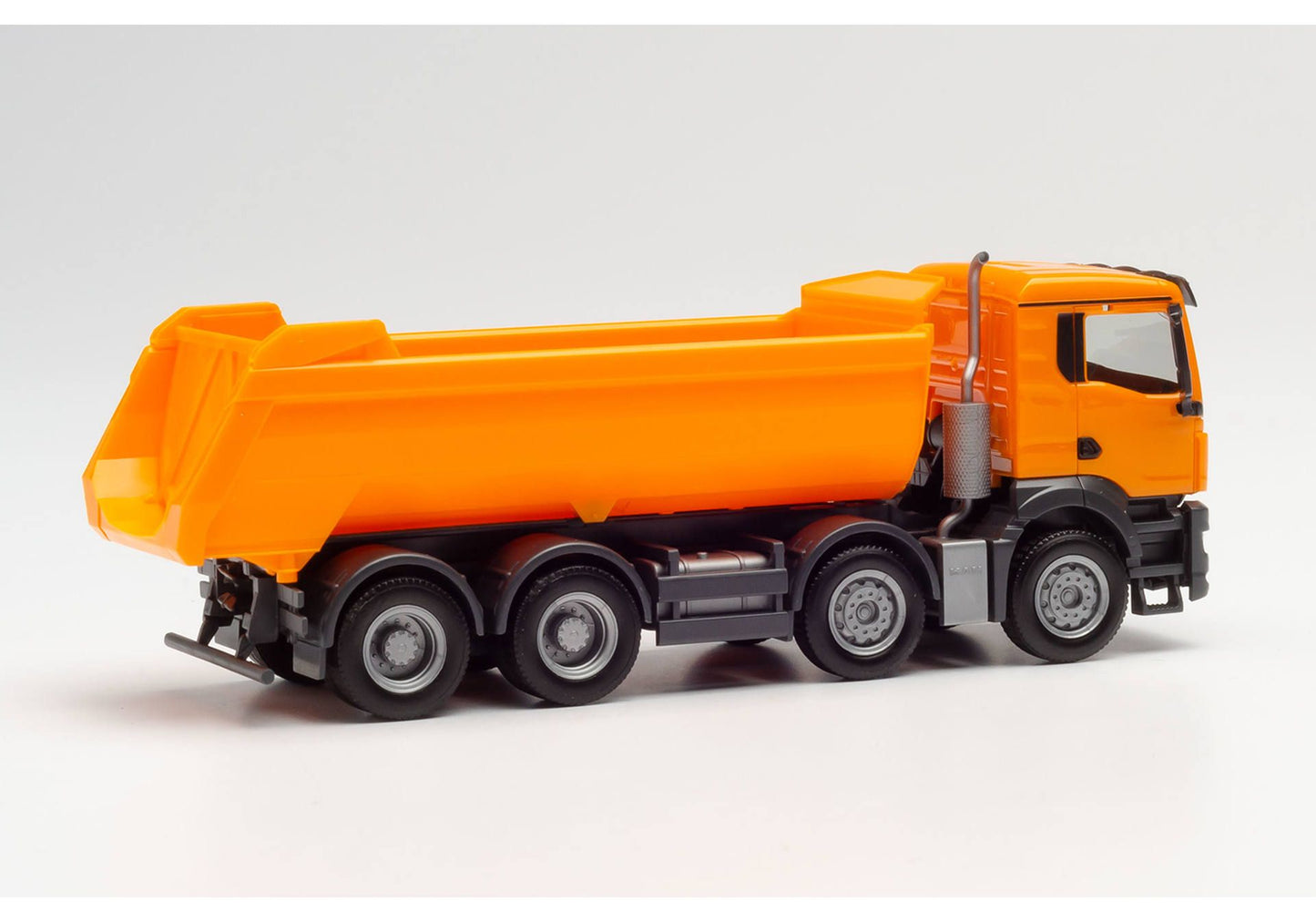 1/87 MAN TGX NN Round Trough Dump Truck 4axles Municipal Orange
