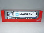 1/87 Mercedes-Benz Actros Gigaspace Hammar Container Sideloader Trailer "GDH / Maersk"