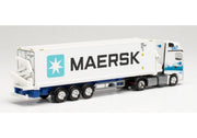 1/87 Mercedes-Benz Actros Gigaspace Hammar Container Sideloader Trailer "GDH / Maersk"
