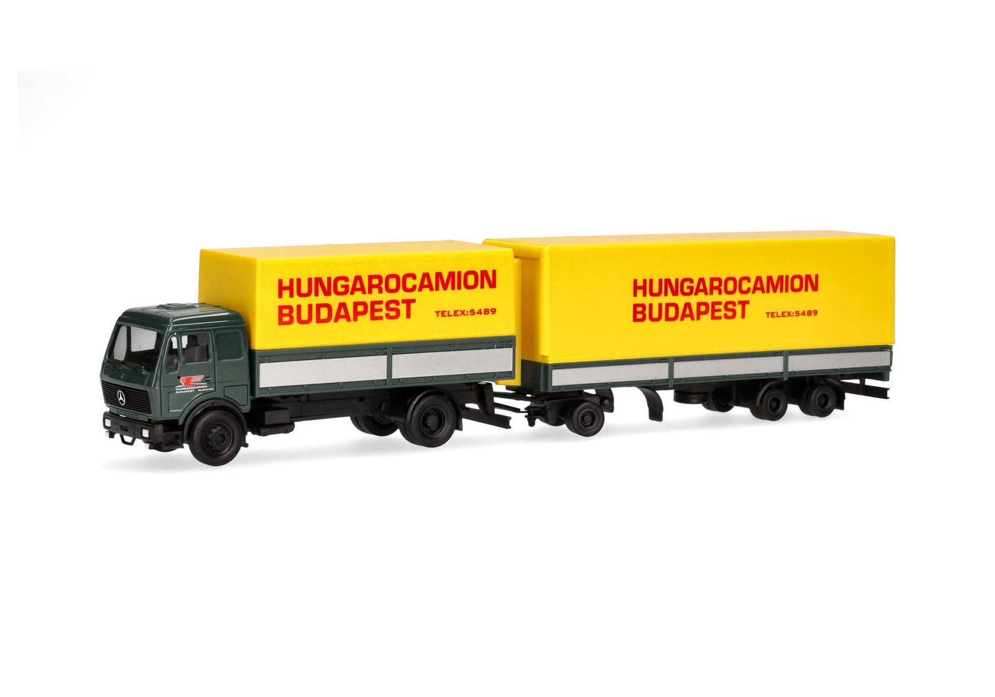 1/87 Mercedes-Benz NG Transmaximaltrailer Truck "Hungarocamion" (Hungary/Budapest)