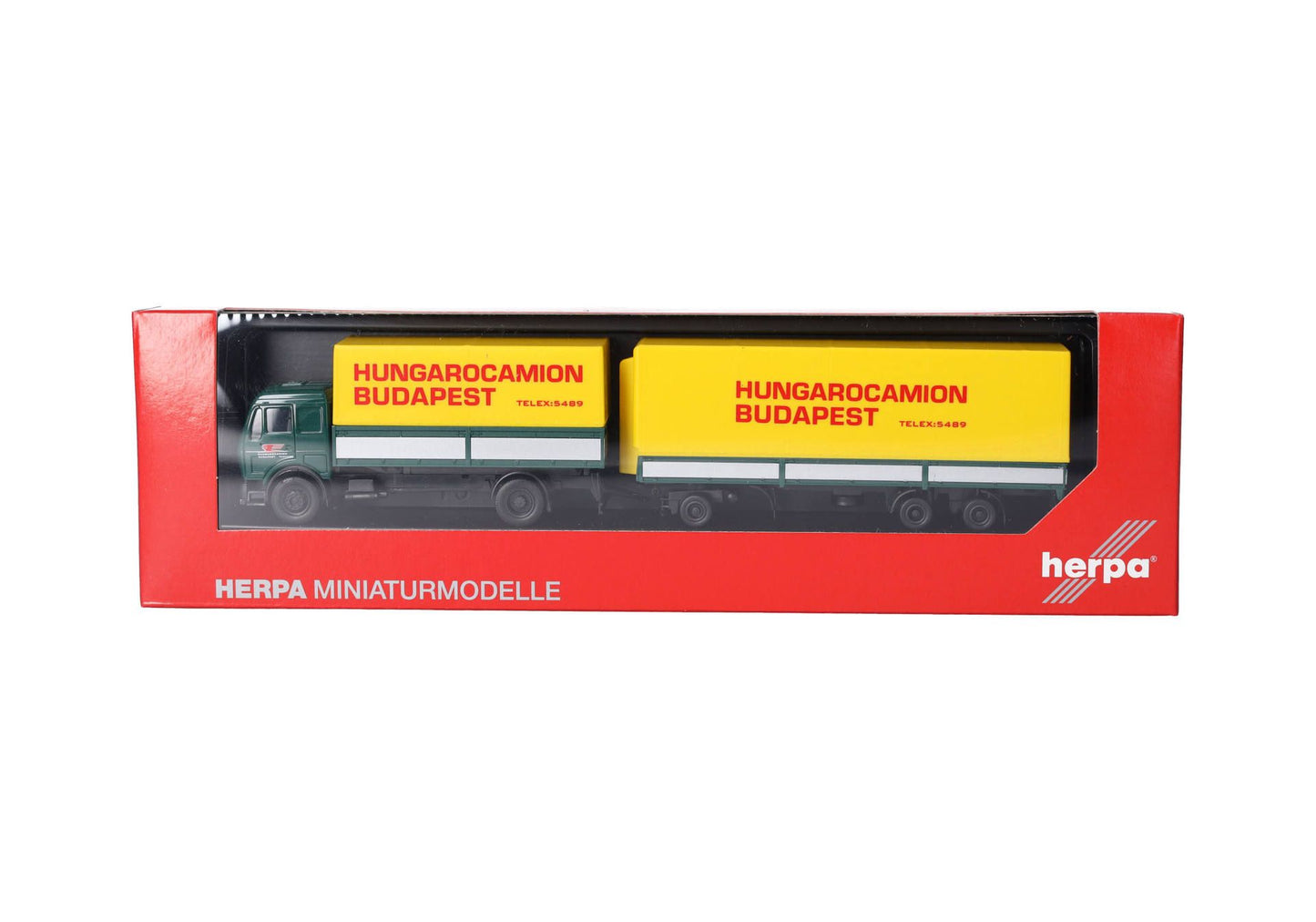 1/87 Mercedes-Benz NG Transmaximaltrailer Truck "Hungarocamion" (Hungary/Budapest)
