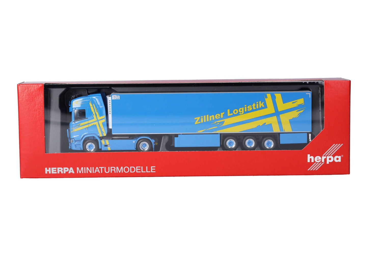 1/87 Scania CS 20 HD Refrigerated Box Semitrailer Truck "Zillner" (Bavaria/Hauzenberg)
