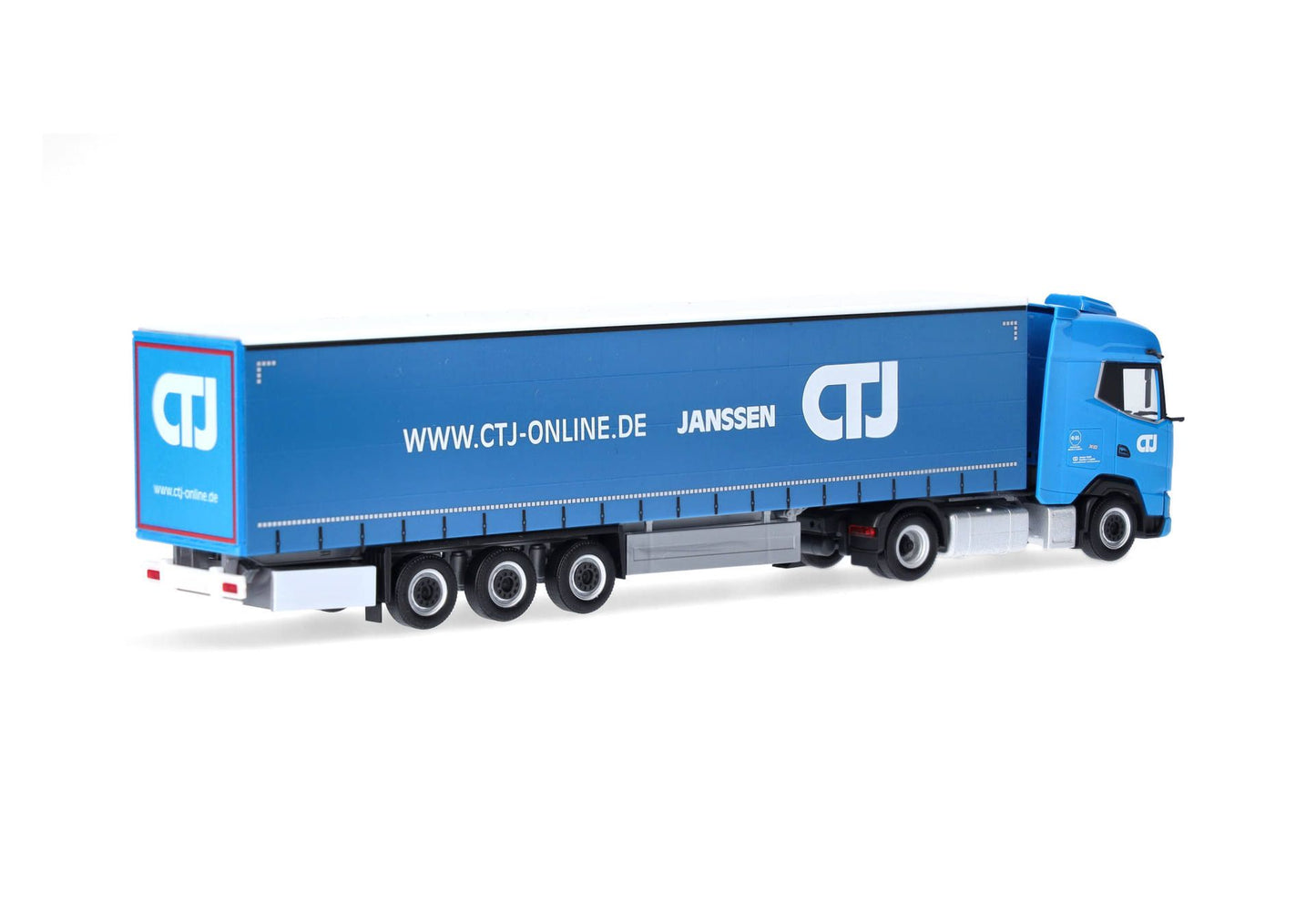 1/87 DAF XG Curtain Canvas Semitrailer Truck "CTJ" (North Rhine-Westphalia/Dormagen)