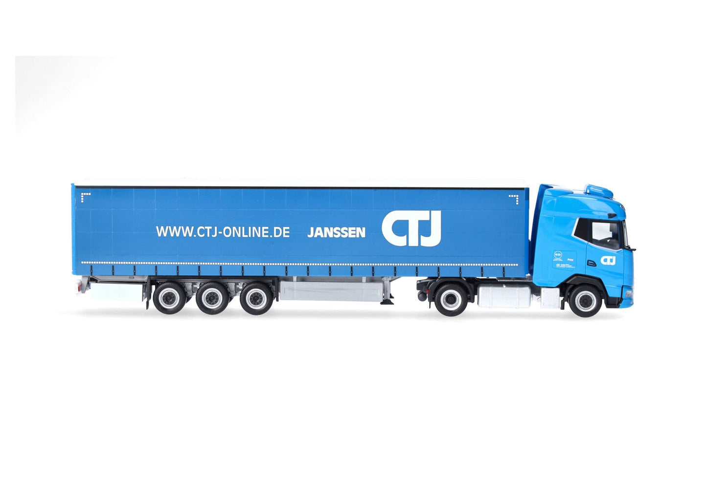 1/87 DAF XG Curtain Canvas Semitrailer Truck "CTJ" (North Rhine-Westphalia/Dormagen)