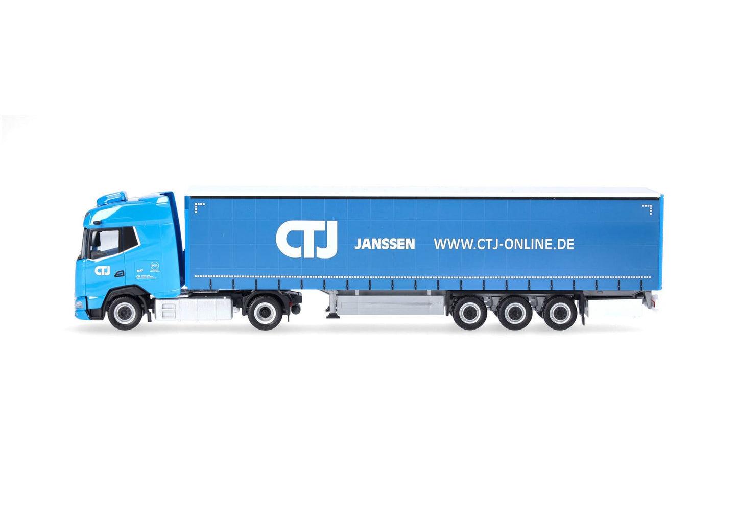 1/87 DAF XG Curtain Canvas Semitrailer Truck "CTJ" (North Rhine-Westphalia/Dormagen)