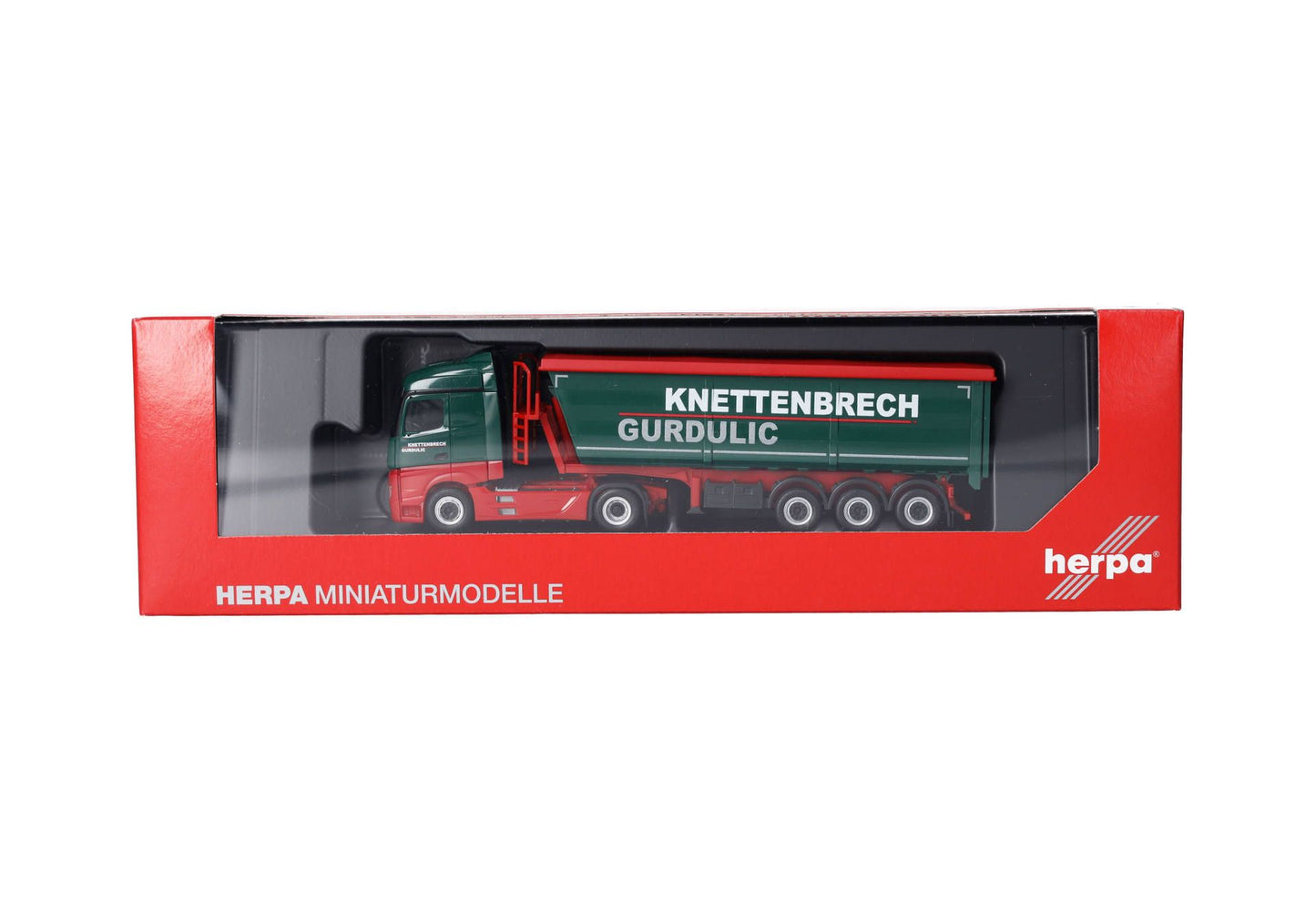 1/87 Mercedes-Benz Actros Steel Dump Semitrailer Truck "Knettenbrech & Gurdulic" (Hesse/Wiesbaden)