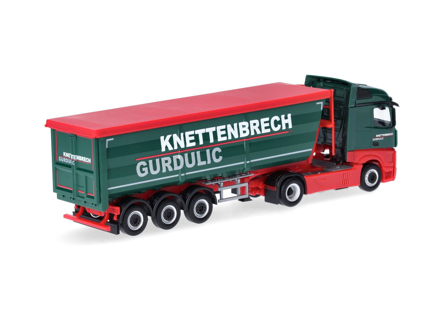 1/87 Mercedes-Benz Actros Steel Dump Semitrailer Truck "Knettenbrech & Gurdulic" (Hesse/Wiesbaden)