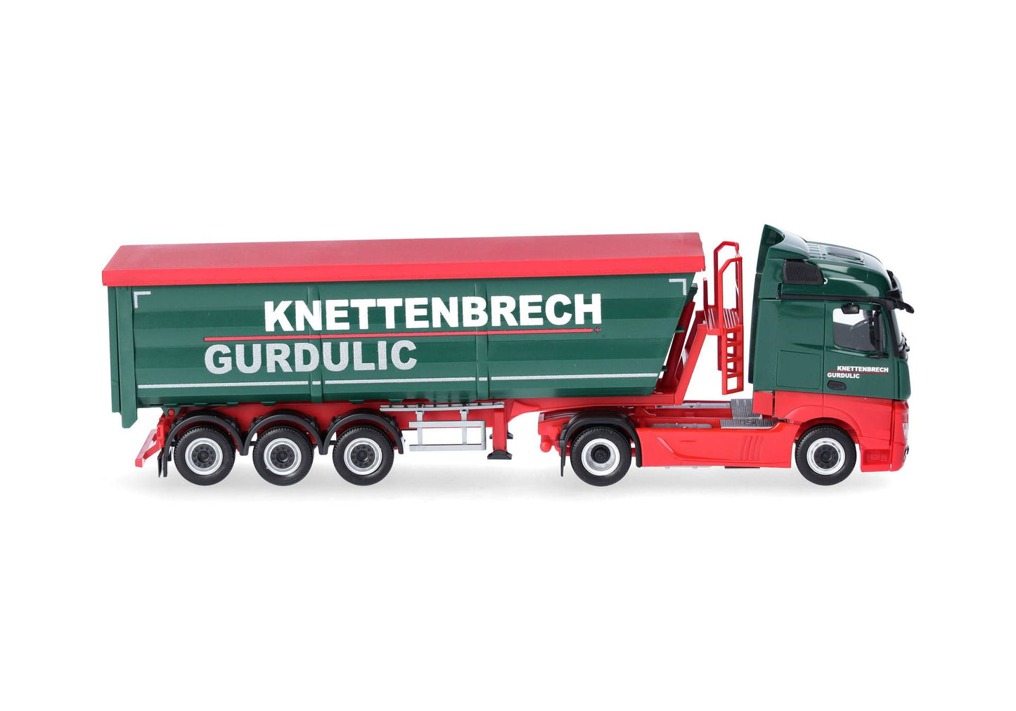 1/87 Mercedes-Benz Actros Steel Dump Semitrailer Truck "Knettenbrech & Gurdulic" (Hesse/Wiesbaden)