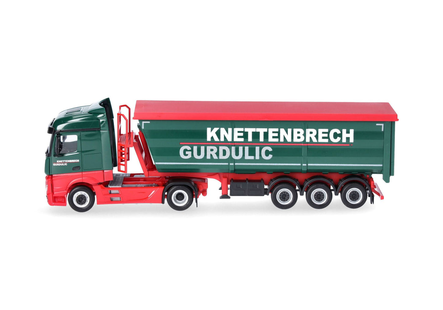 1/87 Mercedes-Benz Actros Steel Dump Semitrailer Truck "Knettenbrech & Gurdulic" (Hesse/Wiesbaden)