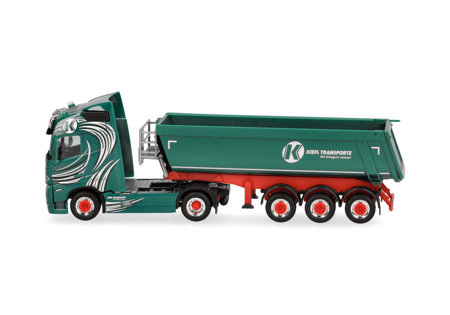 1/87 Volvo FH GL 2020 Dump Semitrailer Truck "Kiefl Transporte" (Bavaria/Weiding)