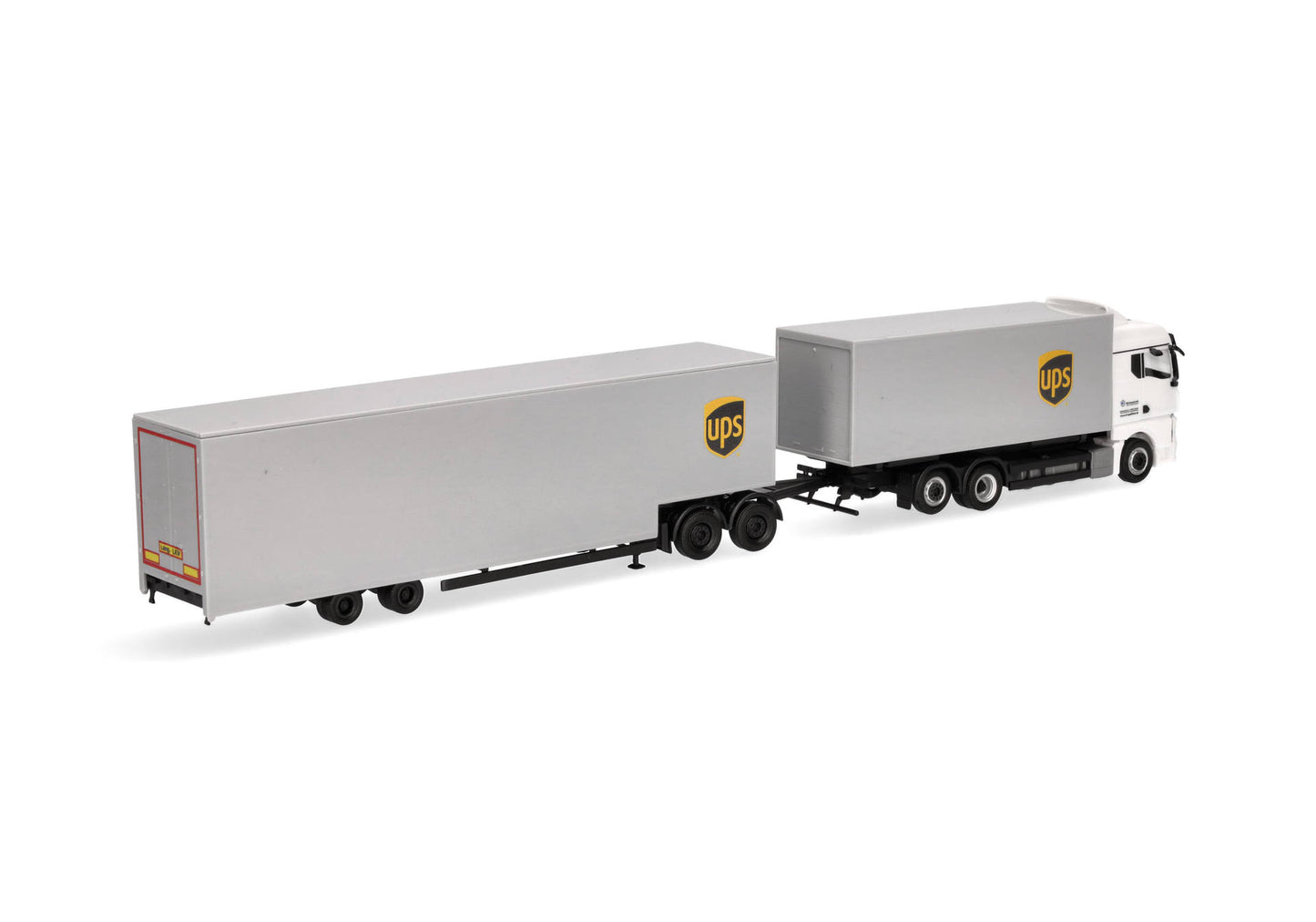 1/87 MAN TGX GM Interchangeable Box Truck with Jumbo Box Trailer "UPS"