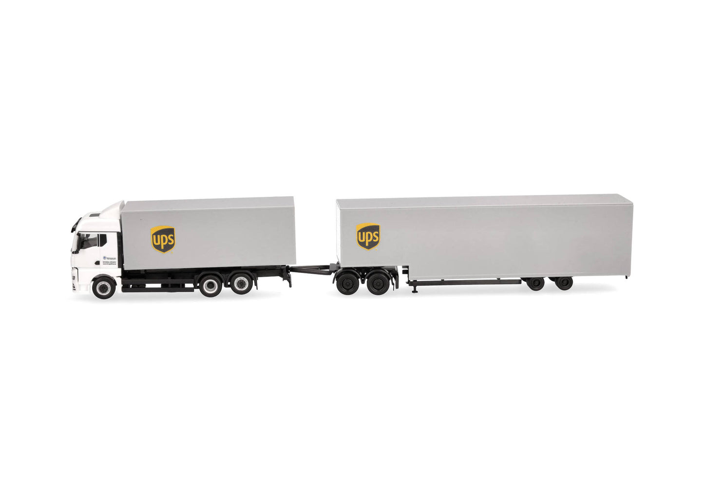 1/87 MAN TGX GM Interchangeable Box Truck with Jumbo Box Trailer "UPS"
