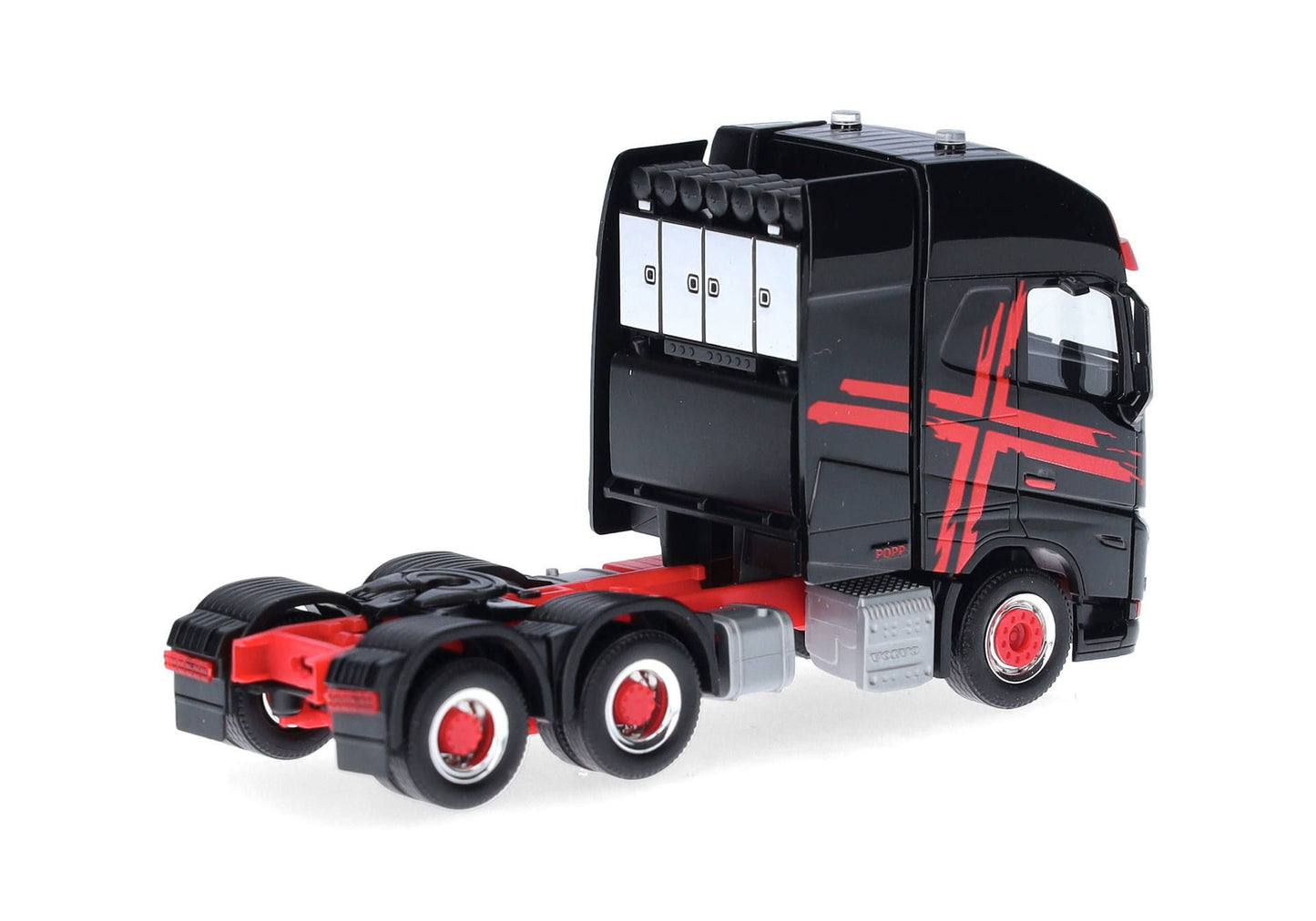 1/87 Volvo FH16 GL XL 2020 Rigid Tractor with Heavy Duty Tower Black/Red