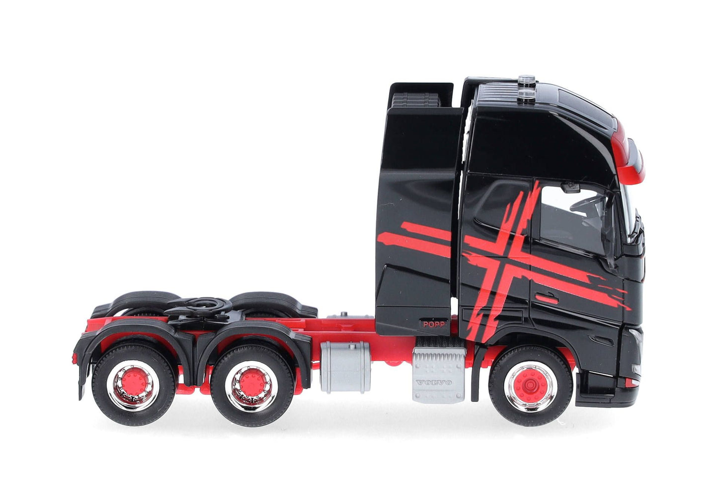 1/87 Volvo FH16 GL XL 2020 Rigid Tractor with Heavy Duty Tower Black/Red