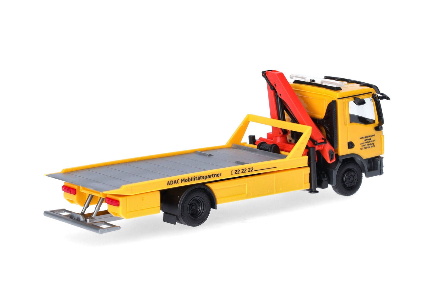 1/87 MAN TGM Platform Rescue Vehicle with Crane and Accessory "ADAC/Auto Groth"