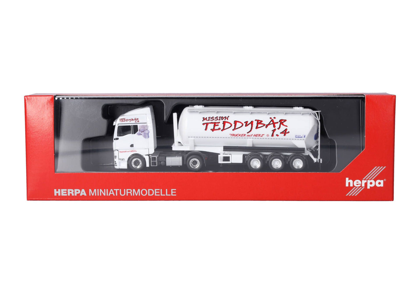 1/87 MAN TGX GM Bulk Semitrailer Truck "Silo Melmer / Teddy Bear 1.4" (Austria/Imst)