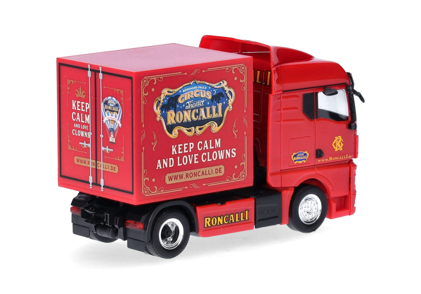 1/87 MAN TGX GX Rigid Tractor with Box "Roncalli" (North Rhine-Westphalia/Cologne)