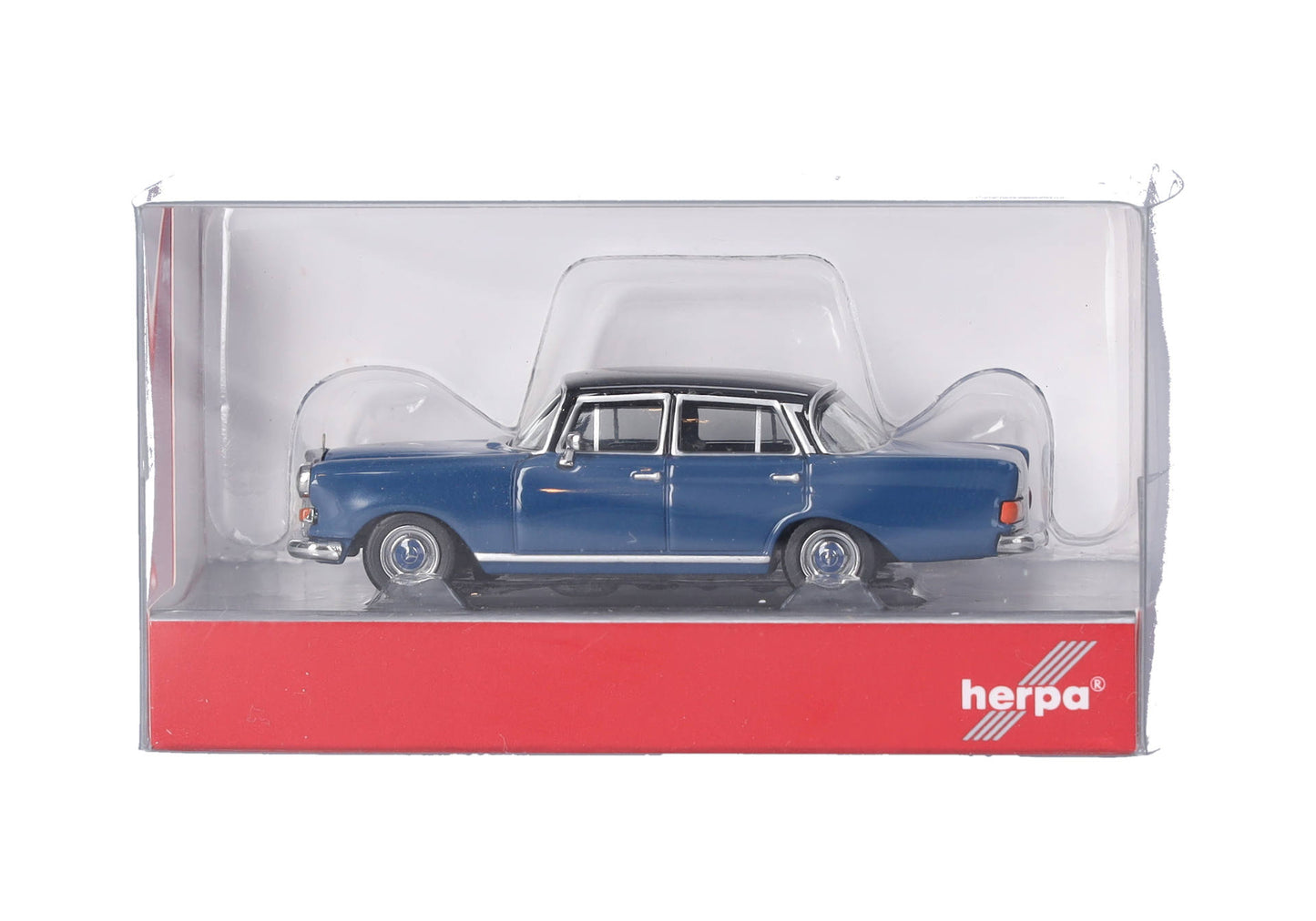 1/87 Mercedes-Benz 200 200 Tail Fin Blue/Black
