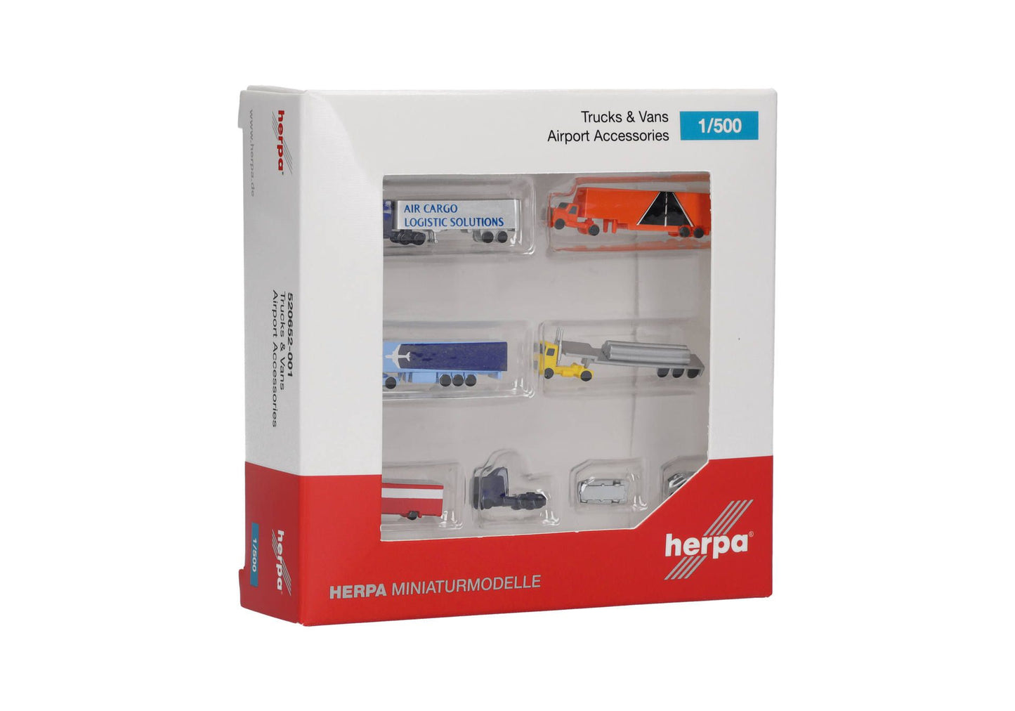 1/500 Trucks and Vans Airport Accessory Set