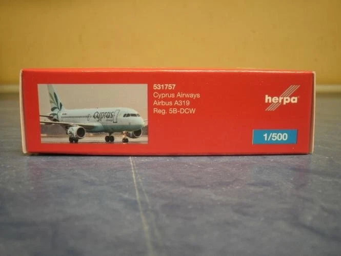1/500 Cyprus Airways Airbus A319 5B-DCW