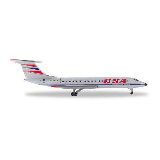 1/500 CSA Czechoslovak Airlines Tupolev TU-134A OK-HFL