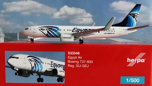 1/500 Egypt Air Boeing 737-800 SU-GEJ