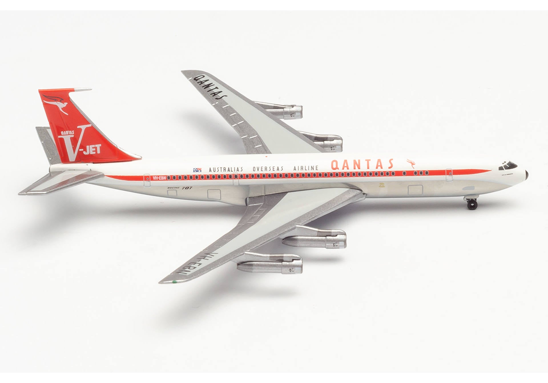 1/500 Qantas Boeing 707-320C V-Jet Centenary Series VH-EBN "City of Parramatta"