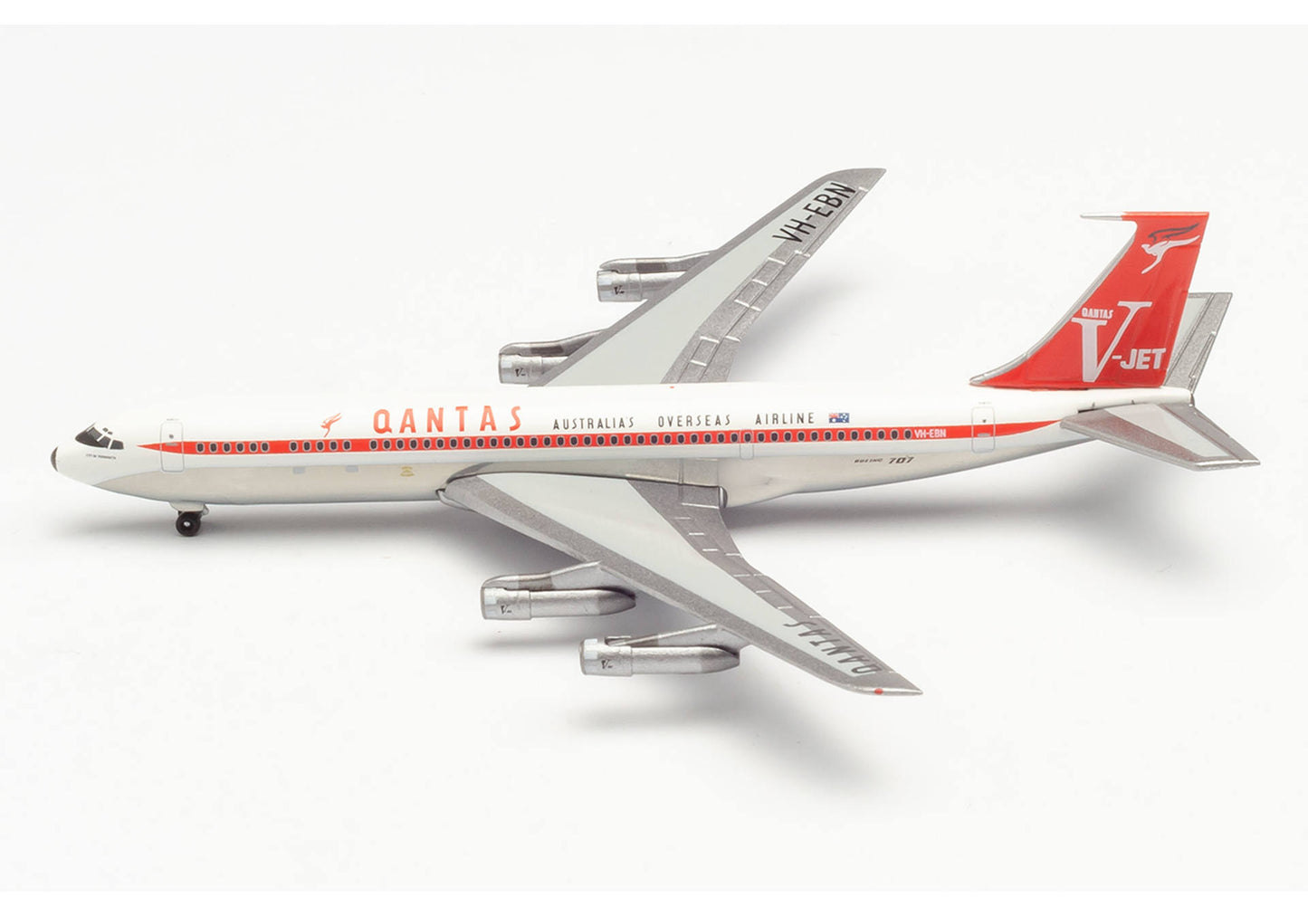 1/500 Qantas Boeing 707-320C V-Jet Centenary Series VH-EBN "City of Parramatta"
